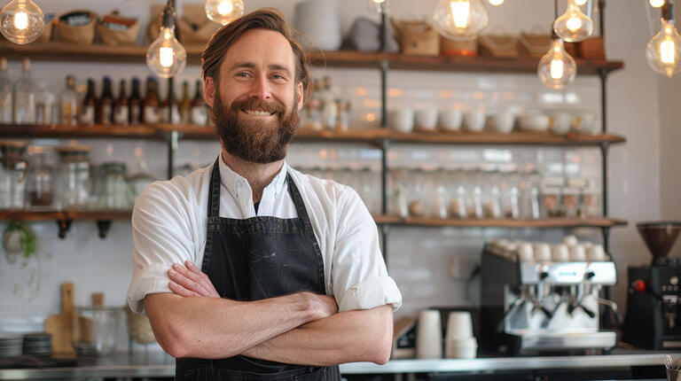 Barista Coffee Apron Men