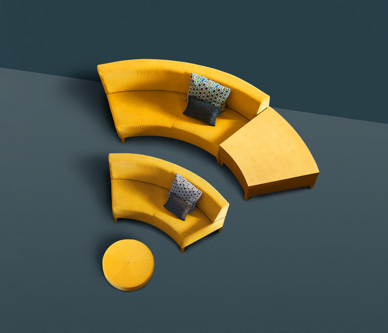 Wi-fi 6 ultrapuissant logo jaune