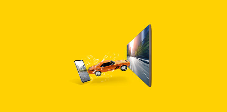 mobile voiture écran TV - Appli Télé pour 5 $ de plus  730x360