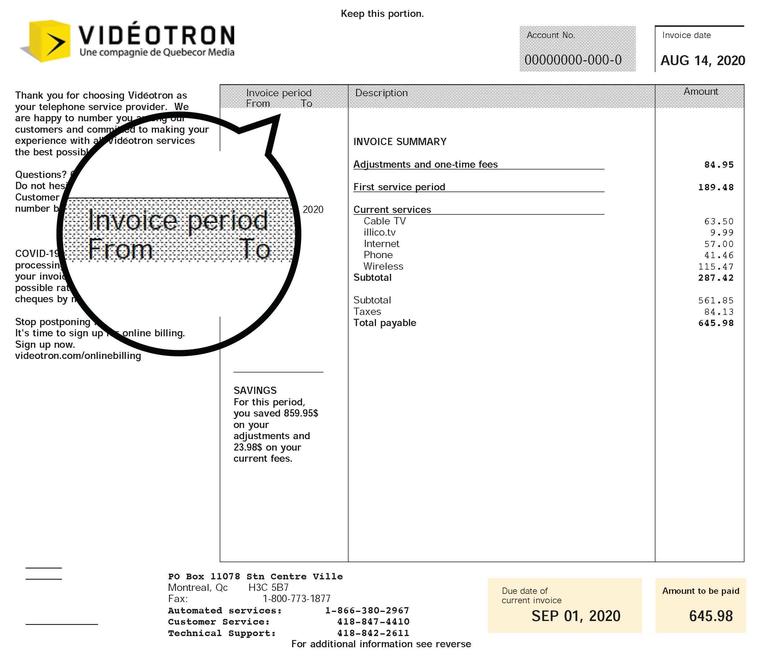 Invoice Period Business EN