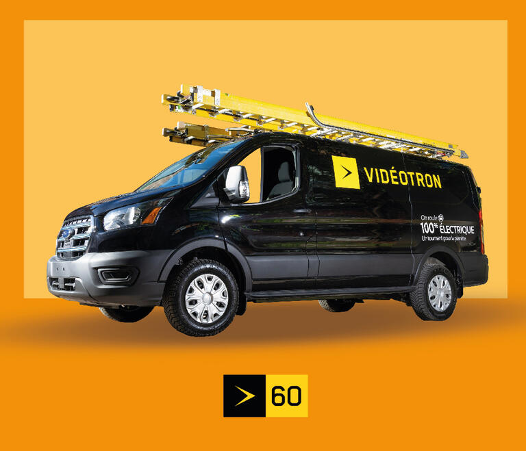 60 ans videotron camion