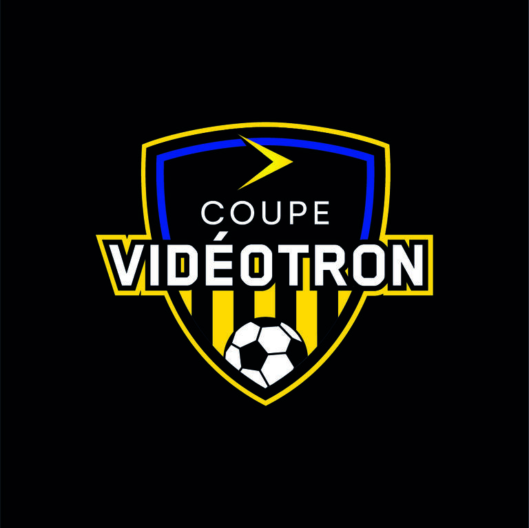 Logo coupe vidéotron fond noir