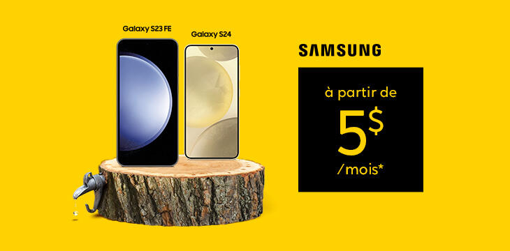 Samsung à partir de 5 $/mois - 730x360