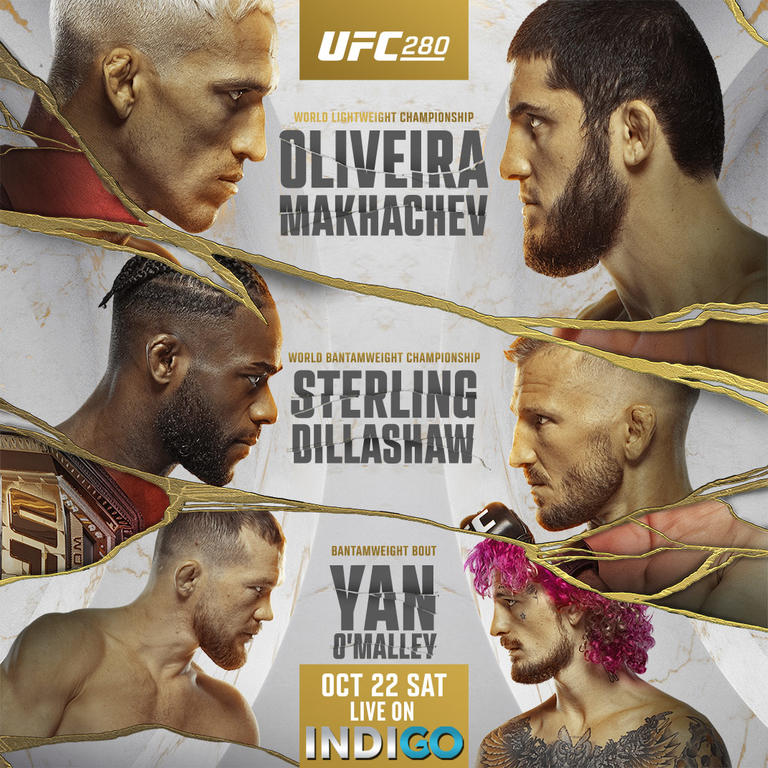 UFC Oliveira vs Makhachev Indigo