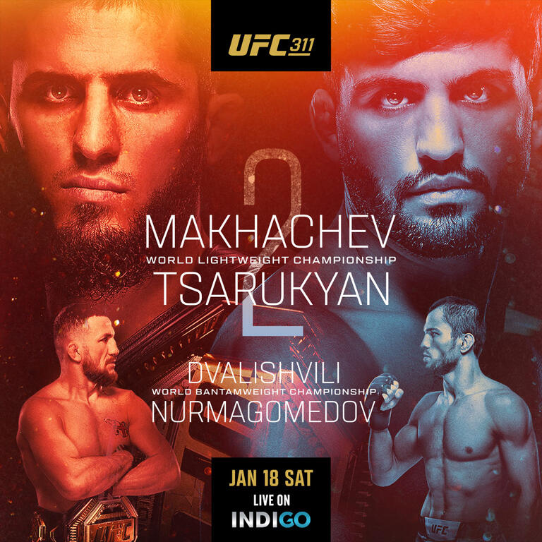 UFC 311 - Makhachev vs Tsarukyan