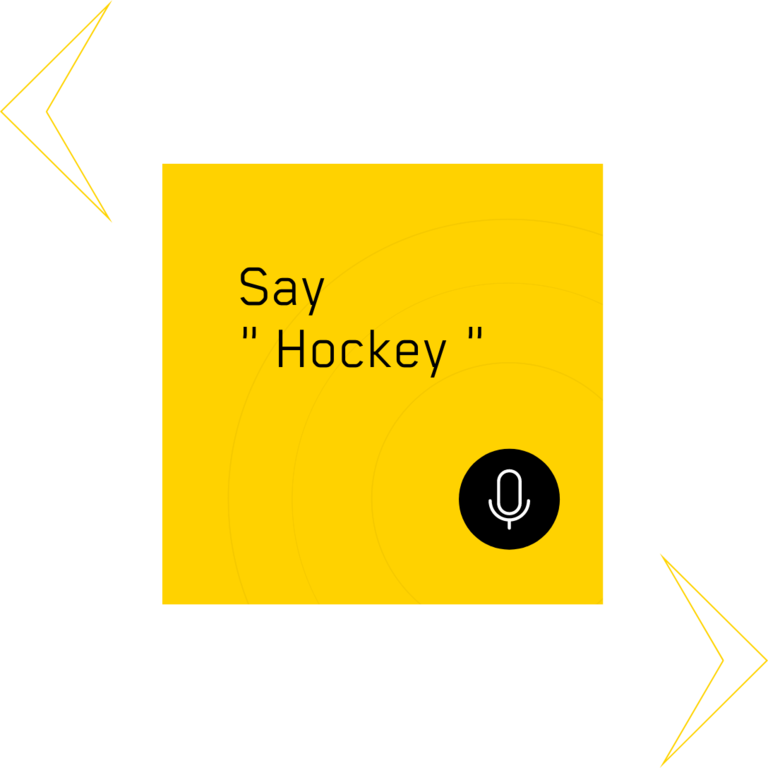 Say hockey