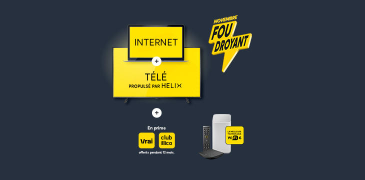 Promo 9 - HELIX- Campagne Black Friday- Internet et télé HLX 