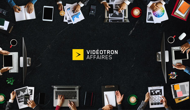 Vidéotron Affaires portable tablette présentation