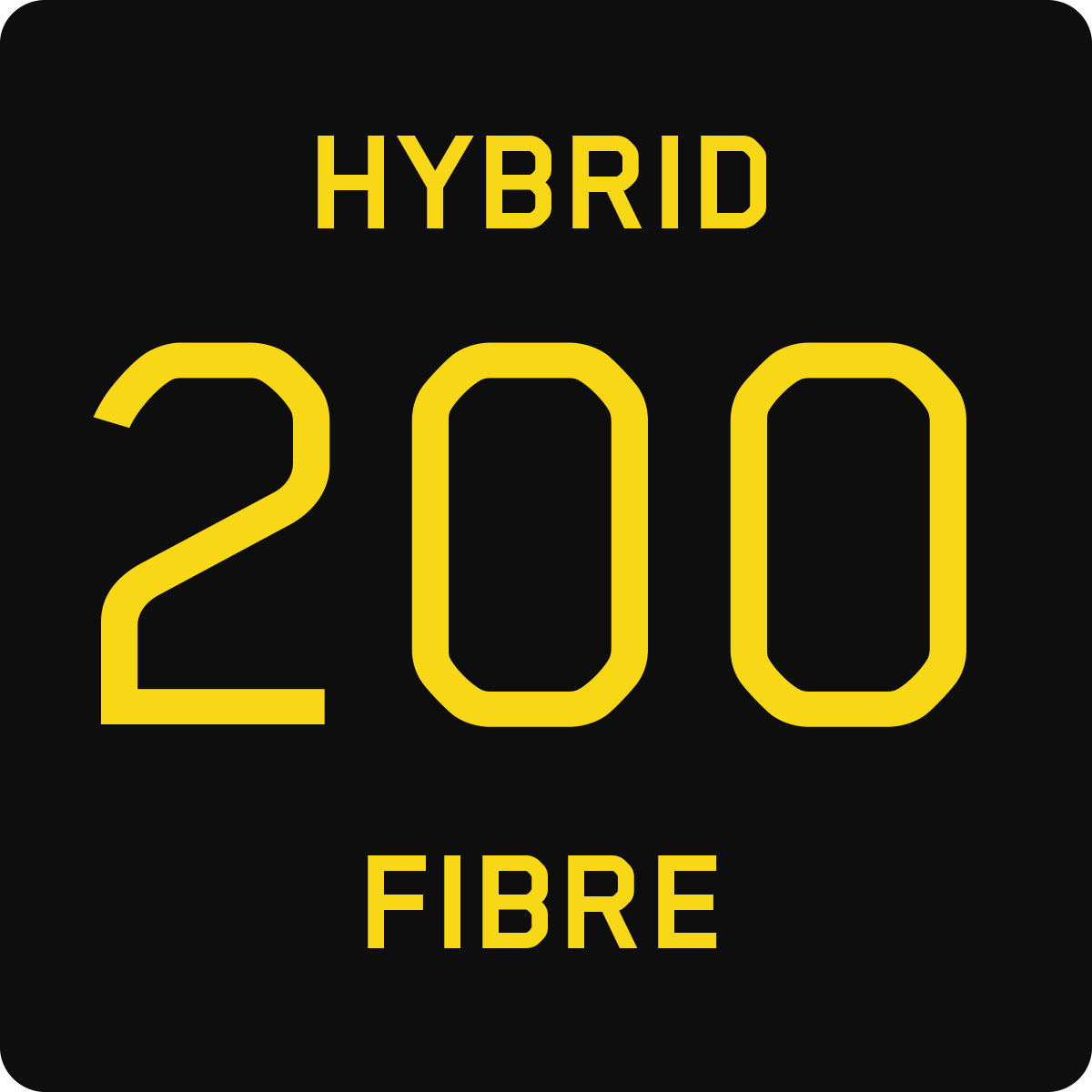 Hybrid Fibre 200/50 Internet