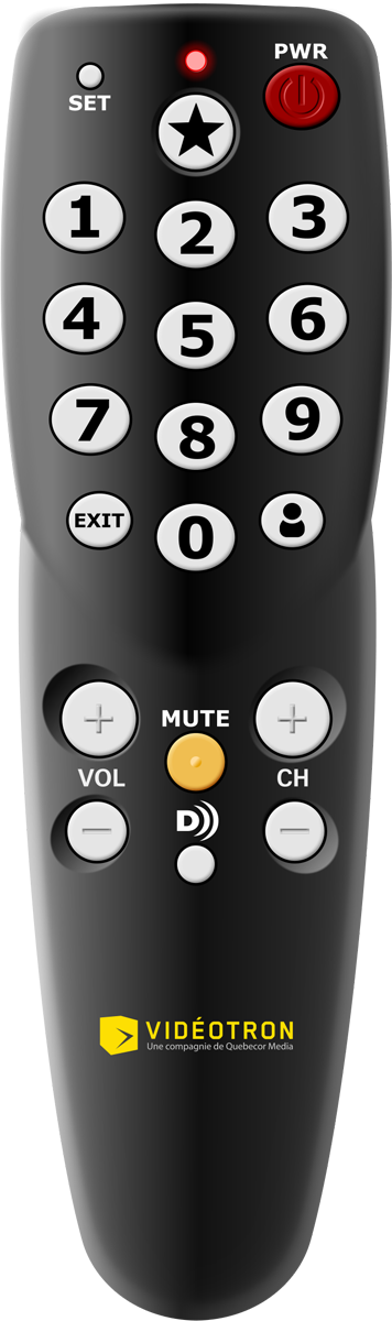 Telecommande Simplifiee Television Videotron Services Affaires