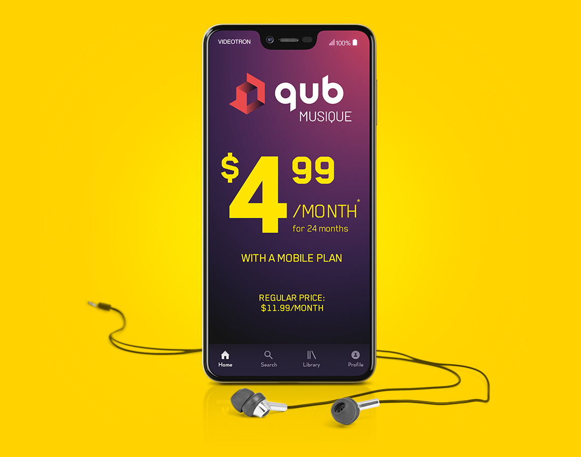 Qub Musique Stream Your Favourite Songs Videotron