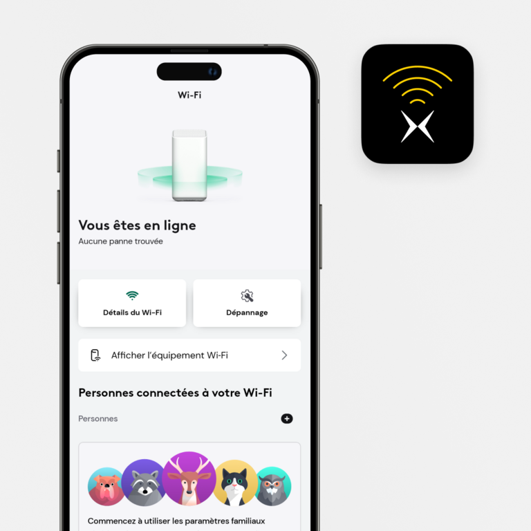 application Helix interface
