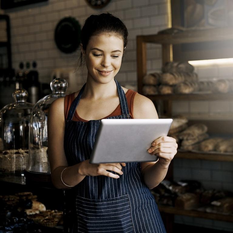 femme tablier boulangerie