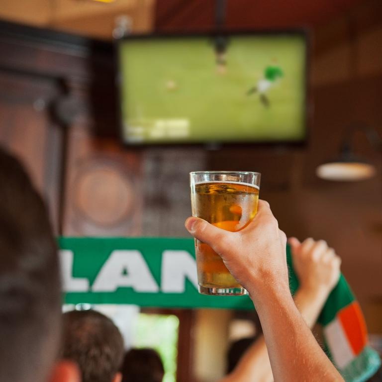 sports bar glass